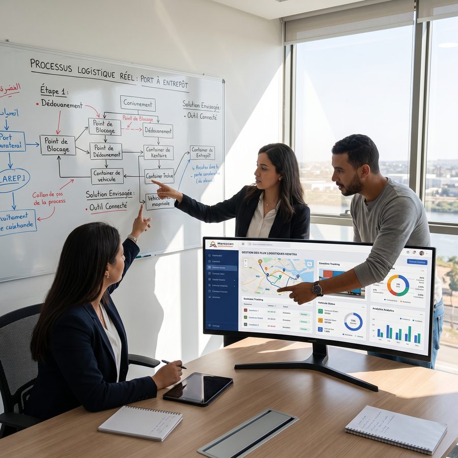 Outils sur-mesure adaptés à un secteur d'activité précis, conçus avec vous à partir de vos processus réels.